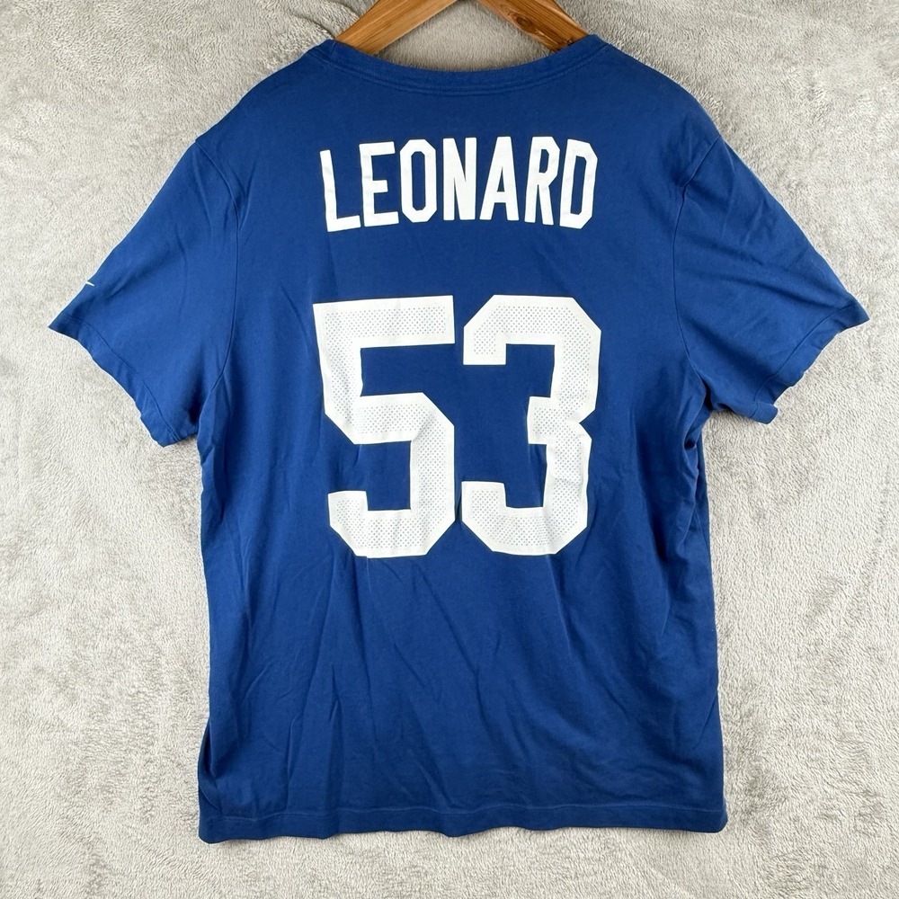 Indianapolis Colts Shaq Darius Leonard #53 Shirt Mens XXL The‎ Nike Tee NFL Fan